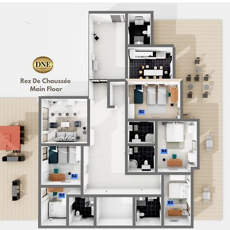 D&E - Paris-Disney - Holidays Apartment - Appartement De Vacances - 5 Chambres- 5 Sdb - 5 Bedrooms - 5 Bathrooms - Netflix Шамп-сюр-Марн Екстериор снимка
